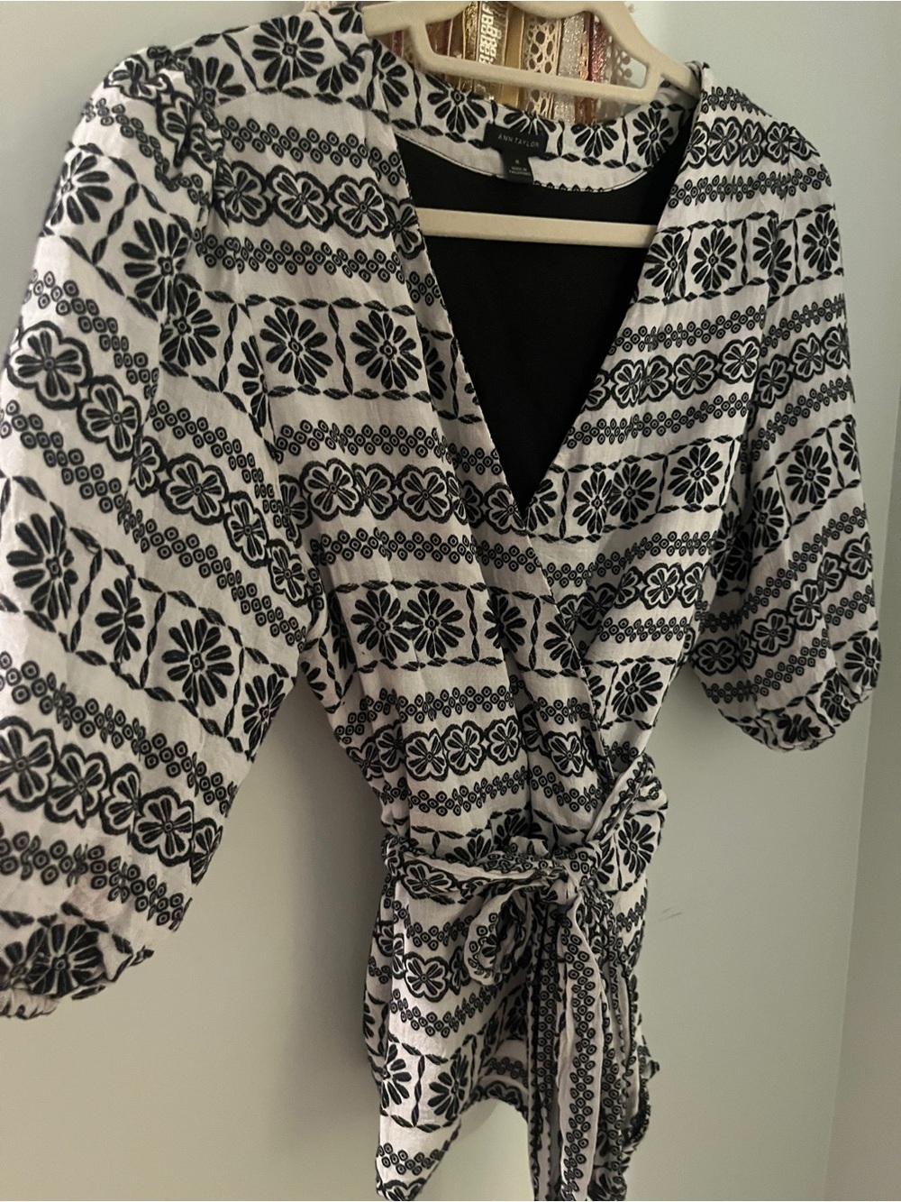 Ann Taylor Wrap Top